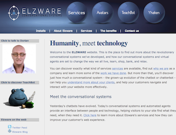 Elzware website homepage image