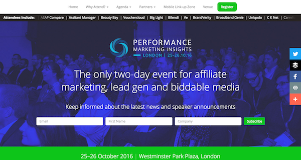 Performance Marketing Insights: London homepage image