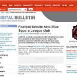 Football fansite nets Blue Square League club