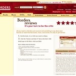 Borders turns social with ratings and reviews