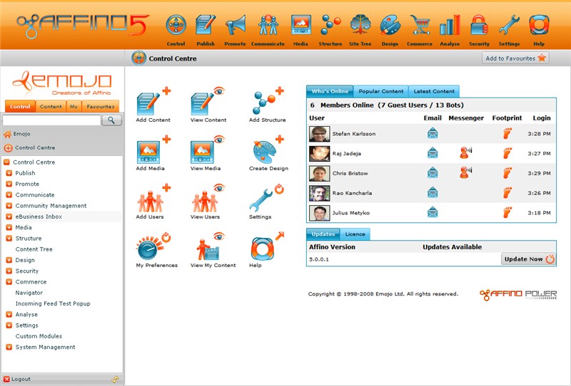 Emojo to Demonstrate Affino 5 eBusiness Suite at ad:tech | London