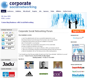 Corporate Social Networking image