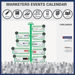 Marketers Events Calendar infographic lists UK conferences in 2013