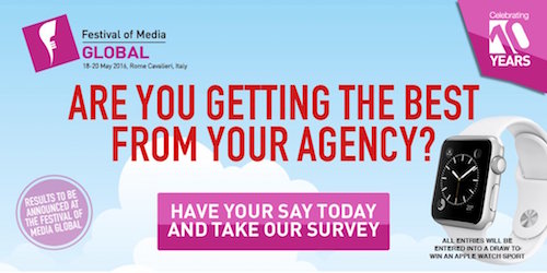 Festival of Media Global Agency Fortunes questionnaire image