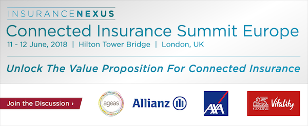 3rd Annual Connected Insurance Summit Europe 2018 banner 600x246