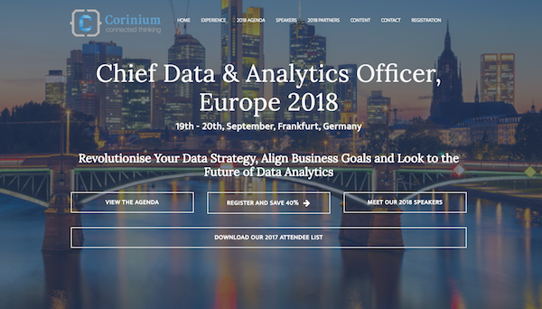 Chief Data & Analytics Officer, Europe 2018 website image 600x