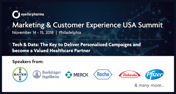 eyeforpharma?s Marketing & Customer Experience USA 2018 banner 600x550