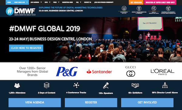 DMWF Global 2019 - Digital Marketing World Forum - London 2019 website image 600x