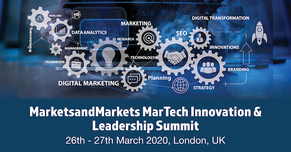 MarketsandMarkets MarTech Innovation & Leadership Summit 2020 banner 600x314